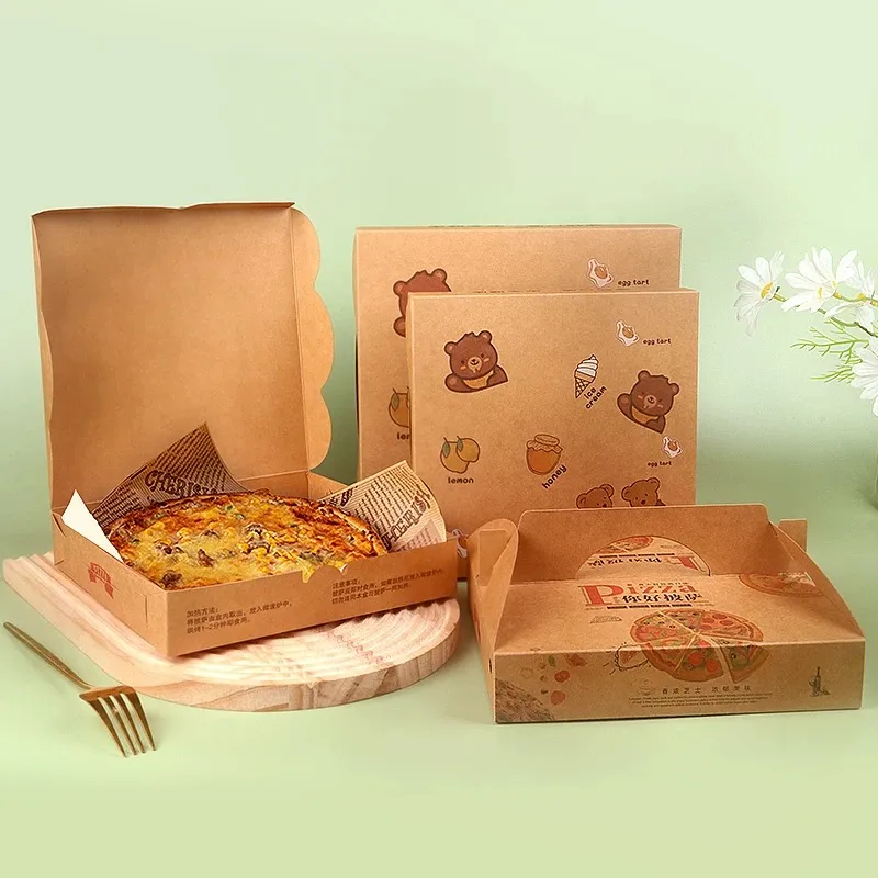 El papel de las cajas de pizza