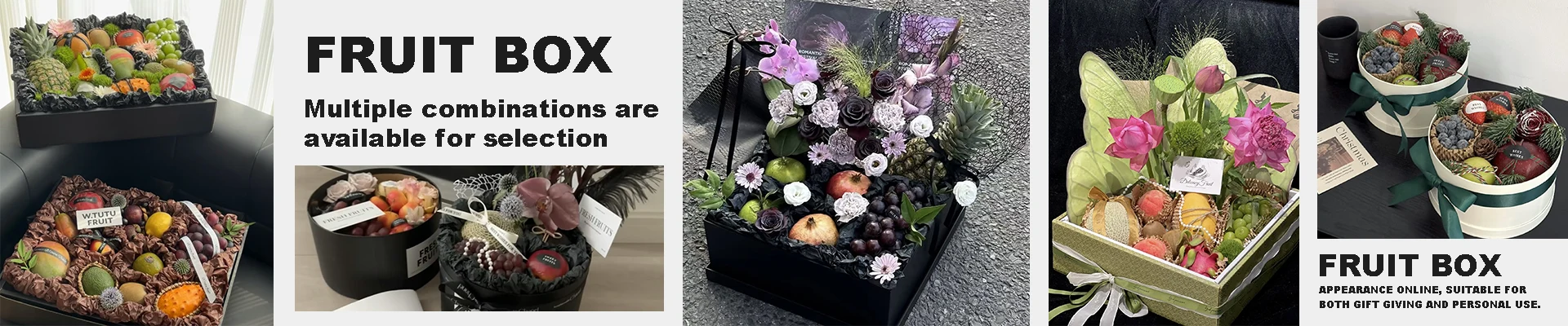 Caja de fruta redonda