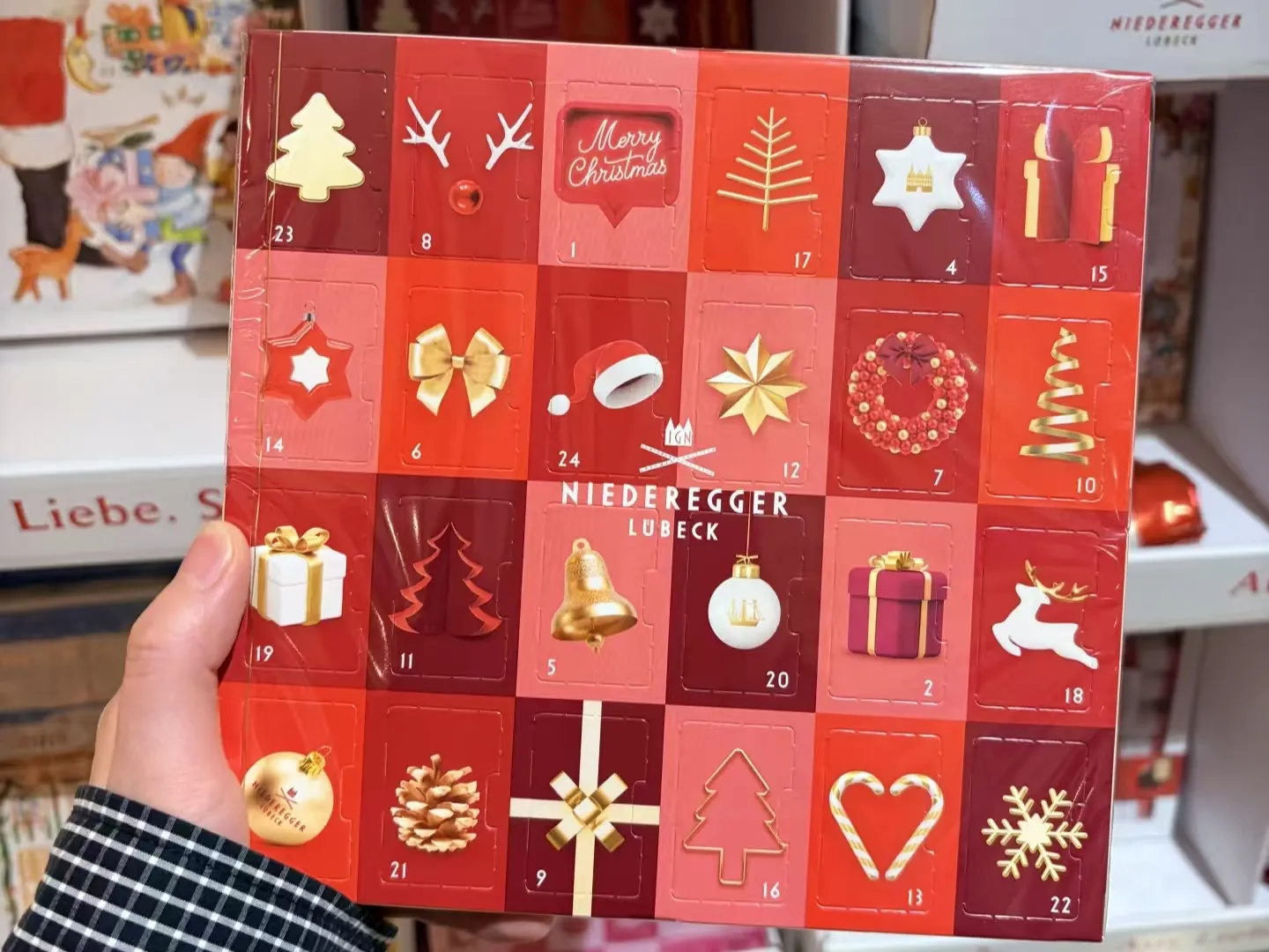 El valor único de la caja ciega de papel para regalo de Navidad.