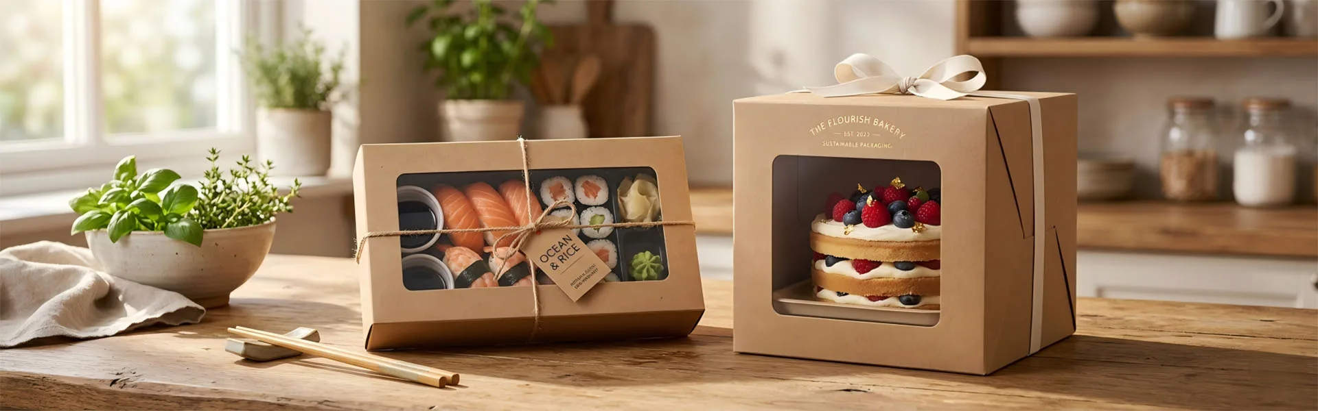 Caja de pizza desechable