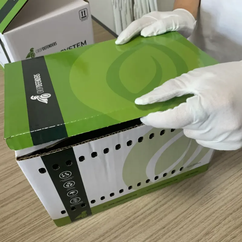 ZMJ Packaging proporciona cajas corrugadas transpirables personalizadas para el proyecto brasileño de biotecnología