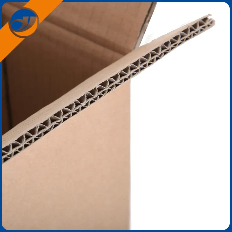 Caja corrugada de cinco capas