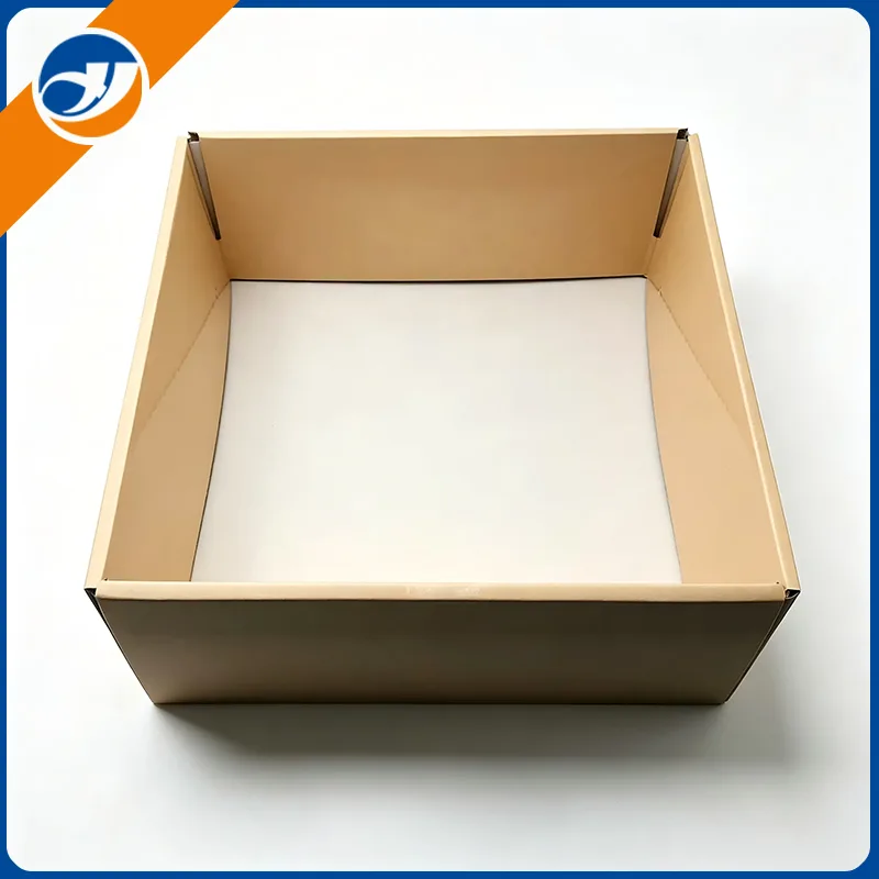 Caja de cartón rígida plegable plana
