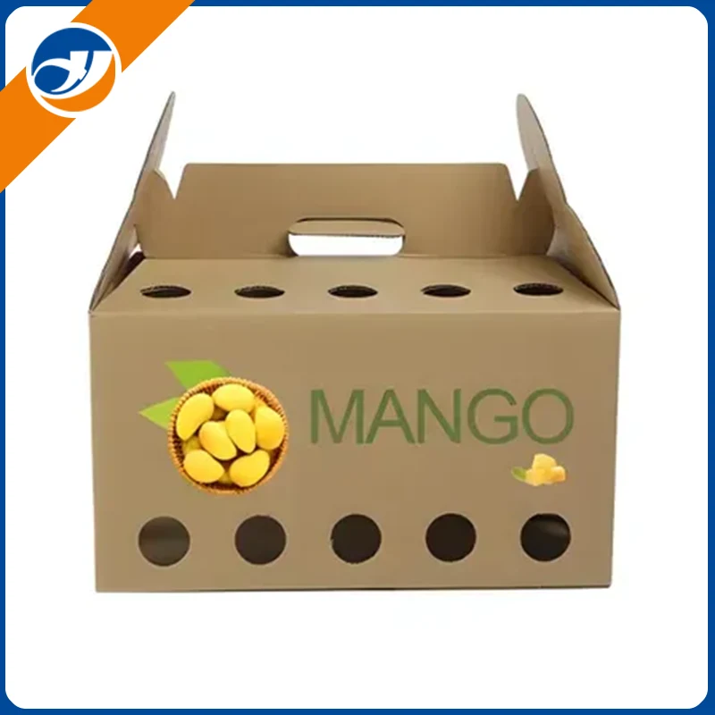 Caja de cartón corrugado de frutas
