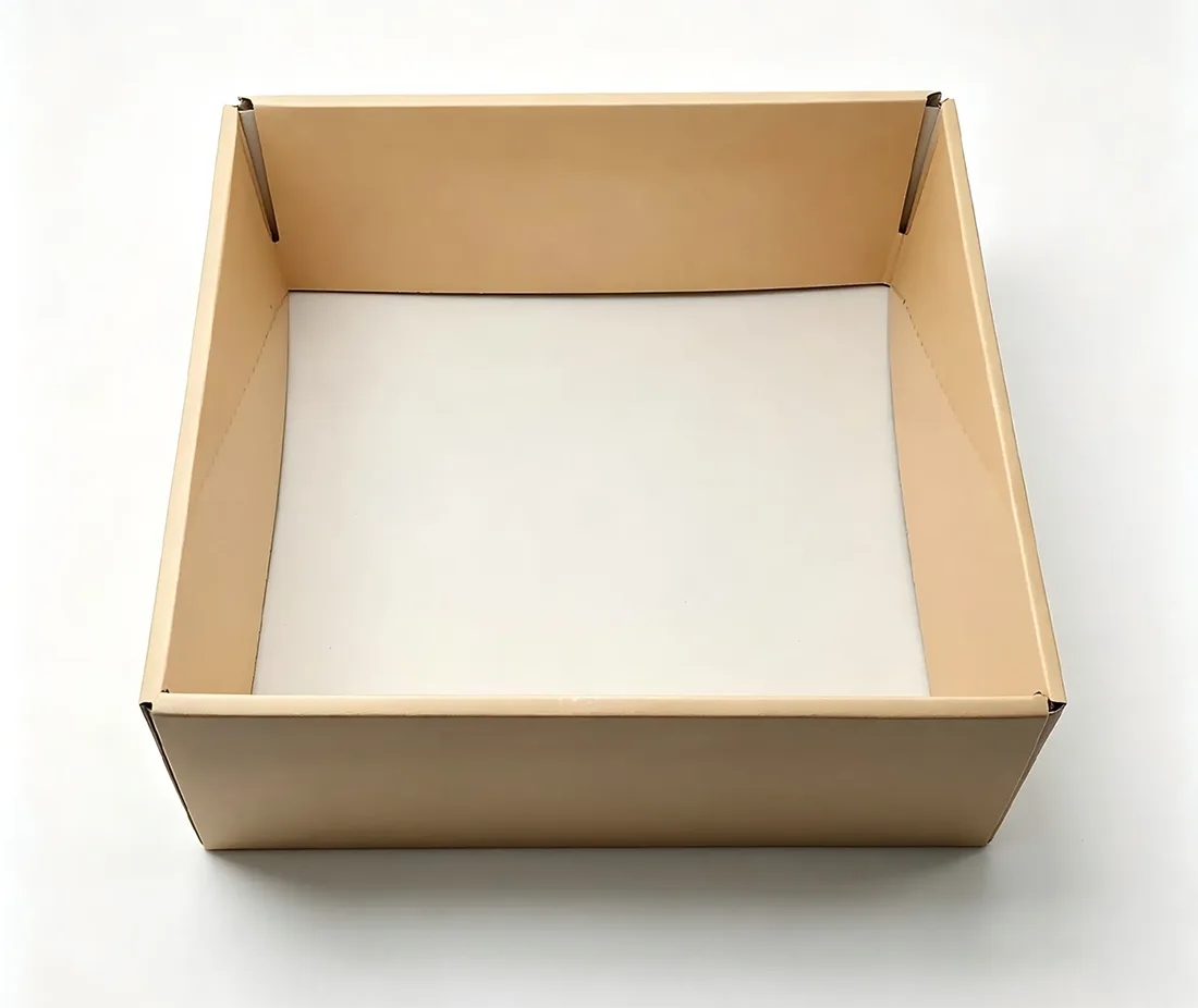 Flat fold rigid cardboard box