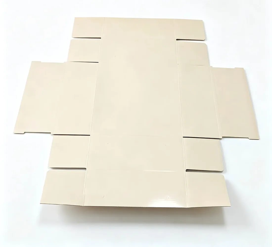 Flat fold rigid cardboard box