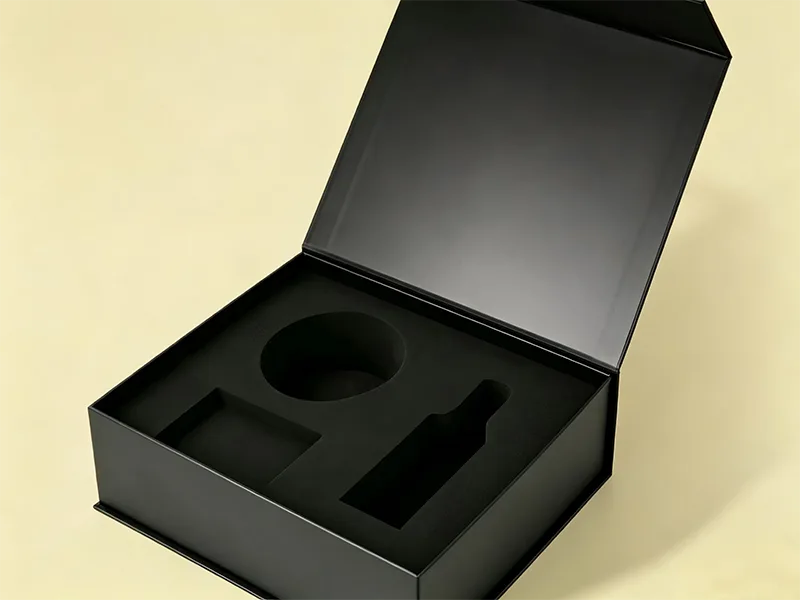 Flat fold rigid cardboard box