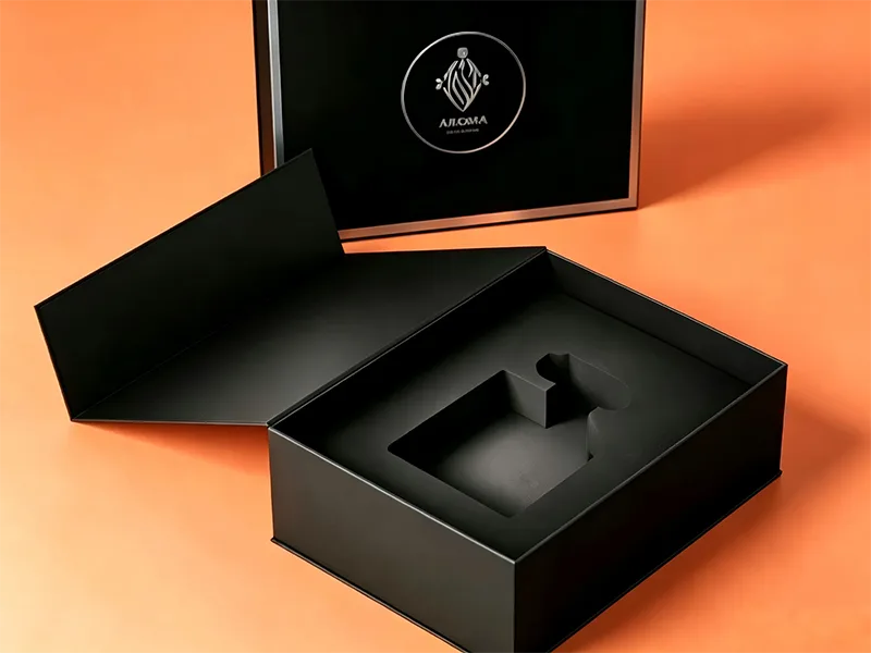 Flat fold rigid cardboard box