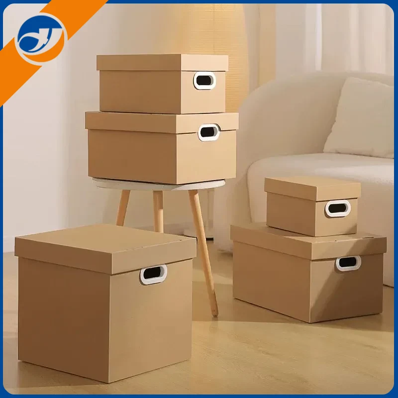 Mover cajas de cartón corrugado