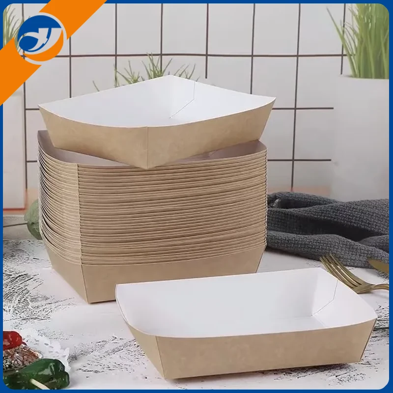 Bandeja de barco de papel