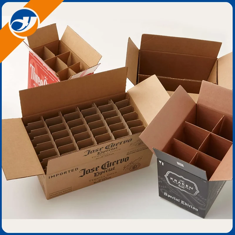 Caja corrugada de partición