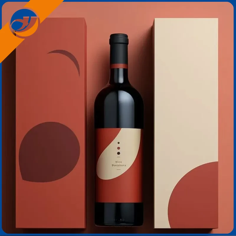 Embalaje de caja de vinos